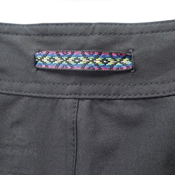 prAna Silvana Boardshorts Black Drawstring Performance Swim - Picture 7 of 16